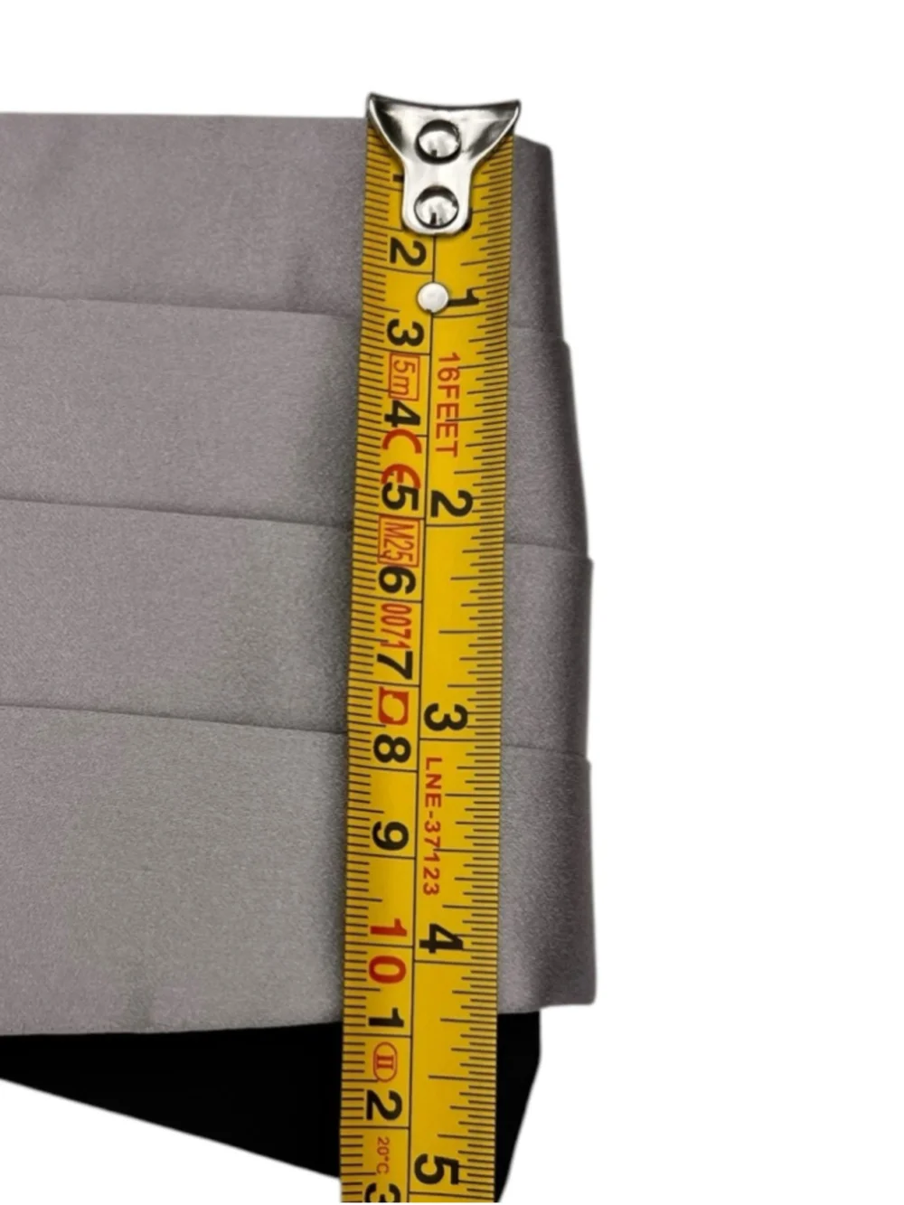 Ermenegildo Zegna Gray Silk Cummerbund OS Wedding Guest Formal Luxury Classic